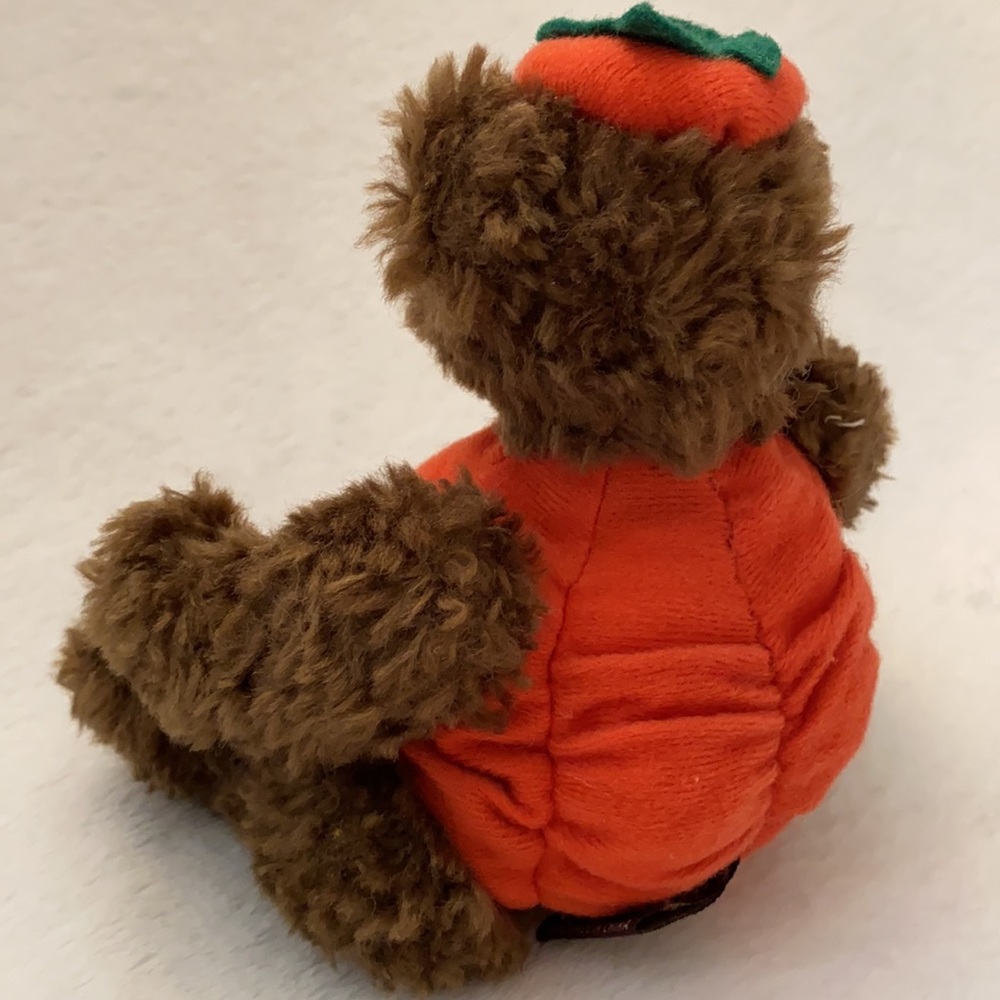 {VTG} Ty | 1993 Peter “Trick or Treat!” Pumpkin Halloween Fall Stuffed Bear - Picture 9 of 16